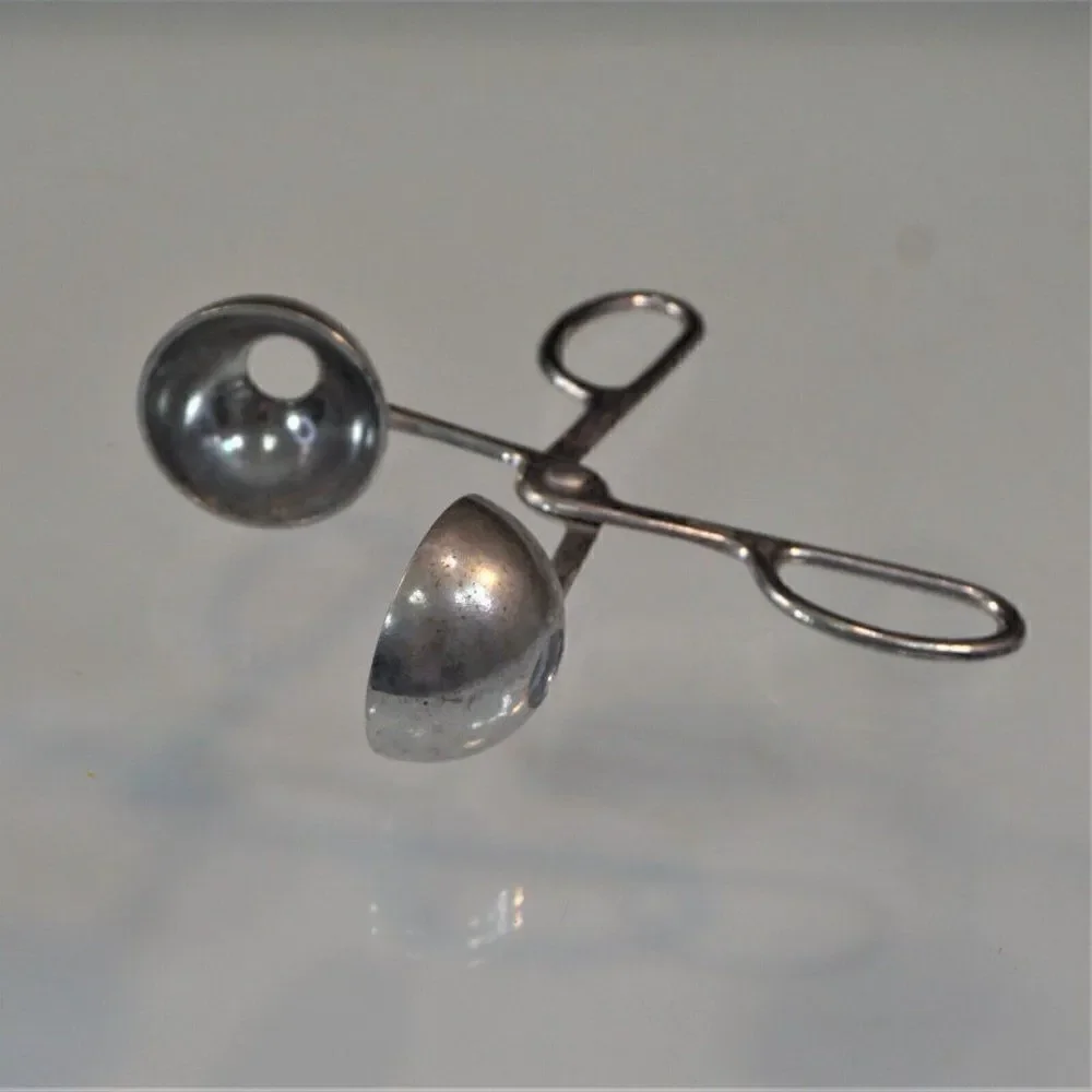 Vintage Aluminum Meatball Maker Cookie Dough Melon Baller Scoop Taiwan